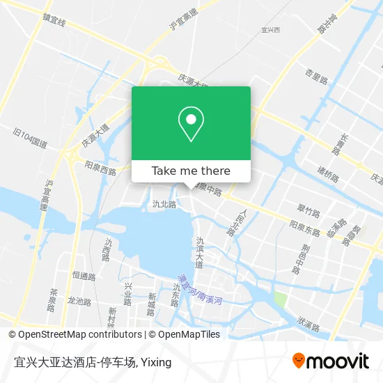 宜兴大亚达酒店-停车场 map
