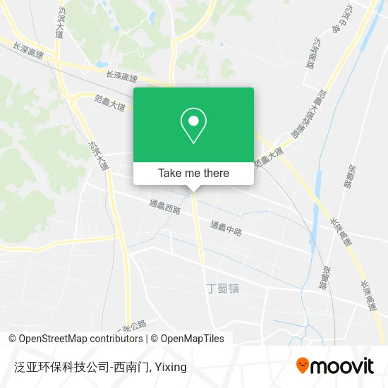 泛亚环保科技公司-西南门 map