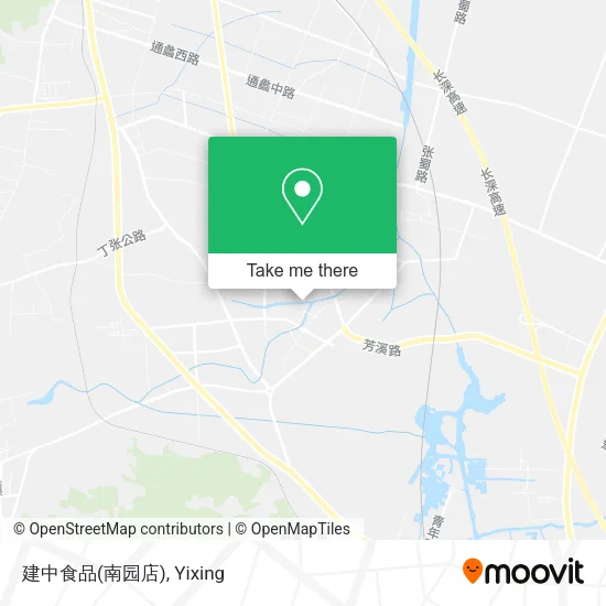建中食品(南园店) map