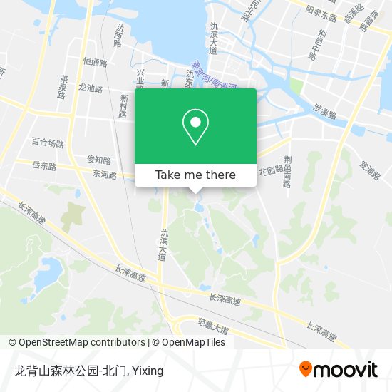 龙背山森林公园-北门 map