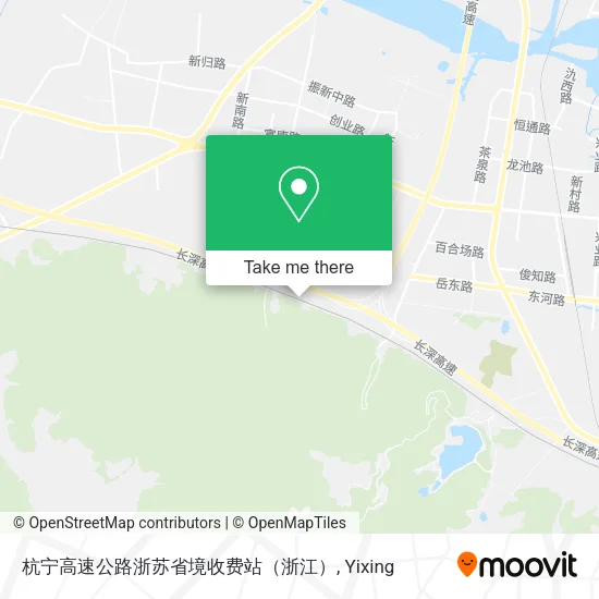 杭宁高速公路浙苏省境收费站（浙江） map
