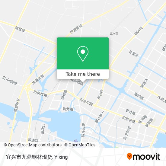 宜兴市九鼎钢材现货 map