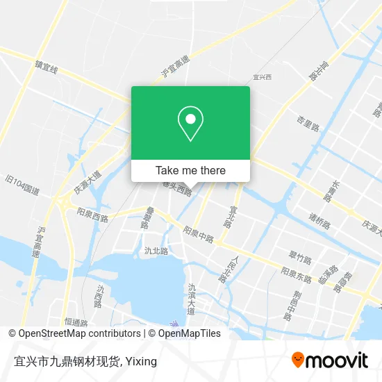 宜兴市九鼎钢材现货 map