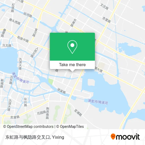 东虹路与枫隐路交叉口 map