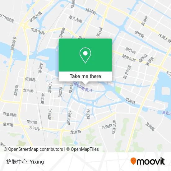 护肤中心 map