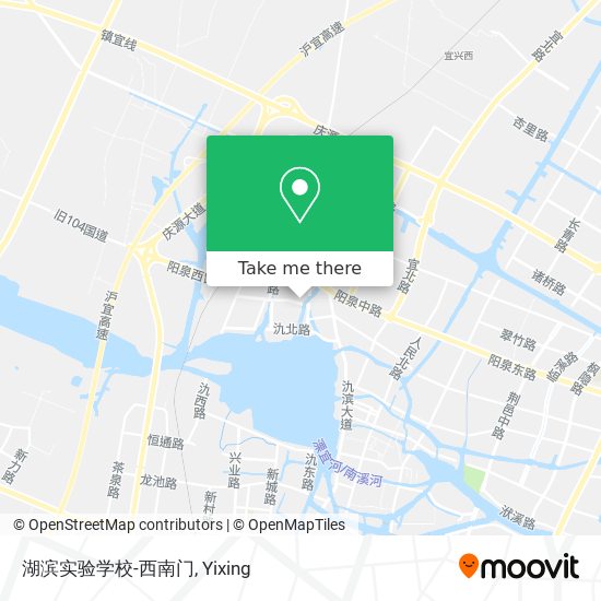湖滨实验学校-西南门 map
