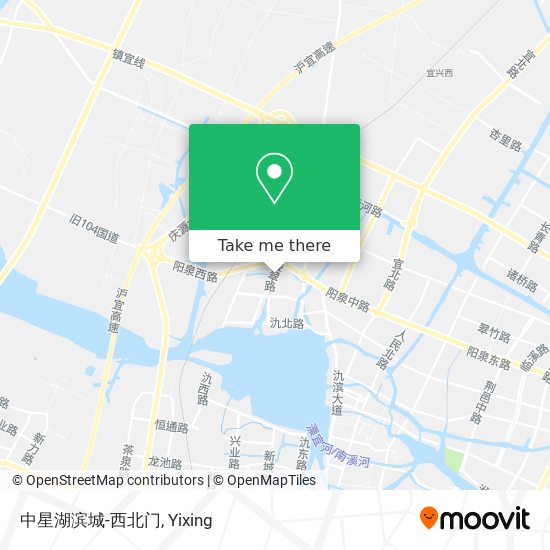 中星湖滨城-西北门 map