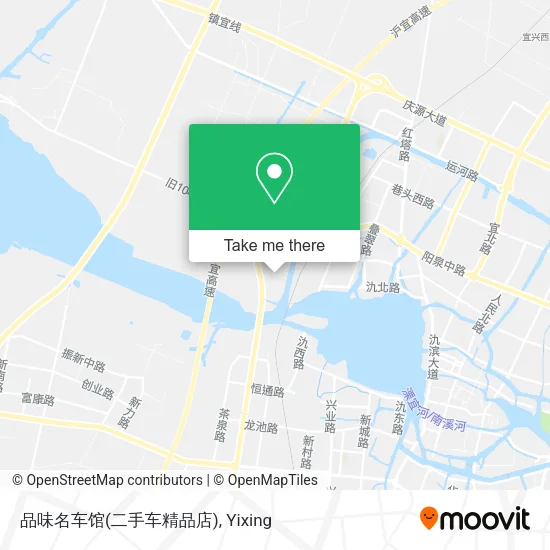 品味名车馆(二手车精品店) map