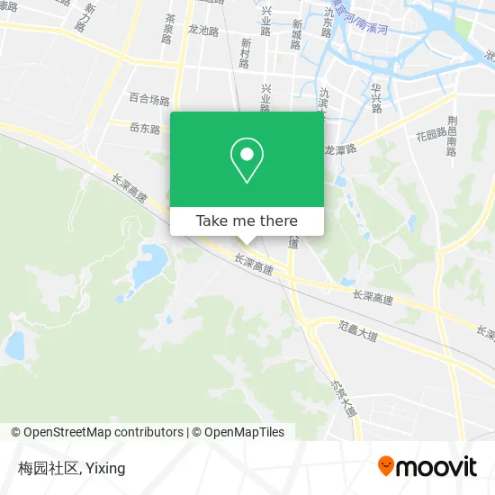 梅园社区 map