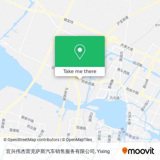 宜兴伟杰雷克萨斯汽车销售服务有限公司 map