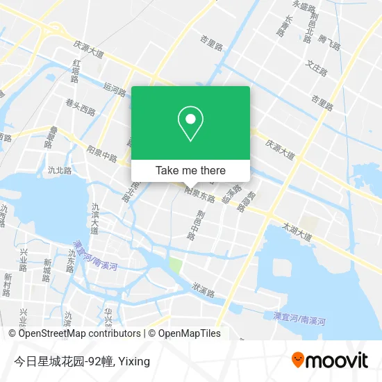 今日星城花园-92幢 map