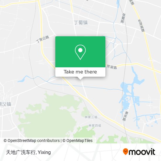 天地广洗车行 map