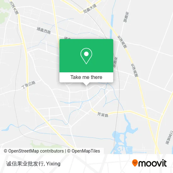 诚信果业批发行 map