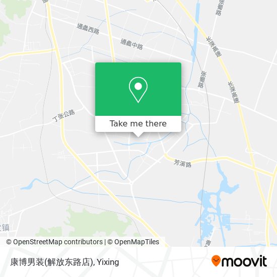 康博男装(解放东路店) map