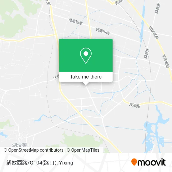 解放西路/G104(路口) map