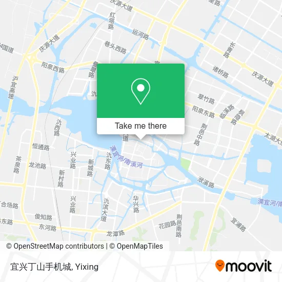 宜兴丁山手机城 map