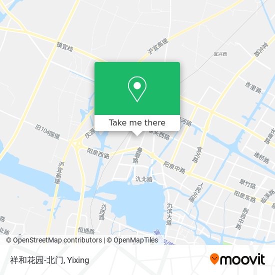 祥和花园-北门 map