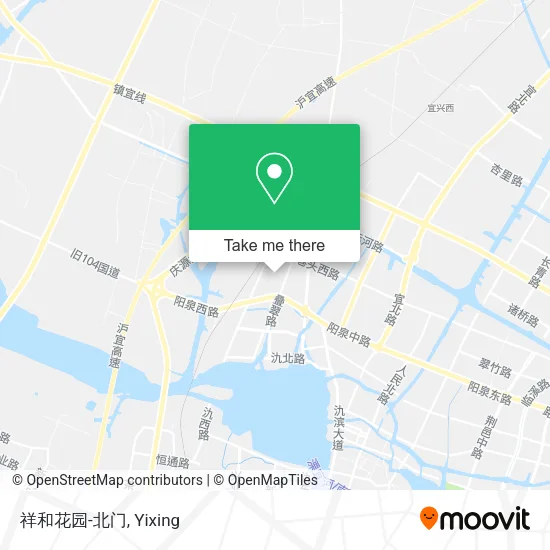 祥和花园-北门 map