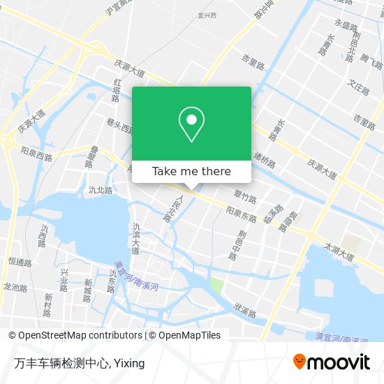 万丰车辆检测中心 map