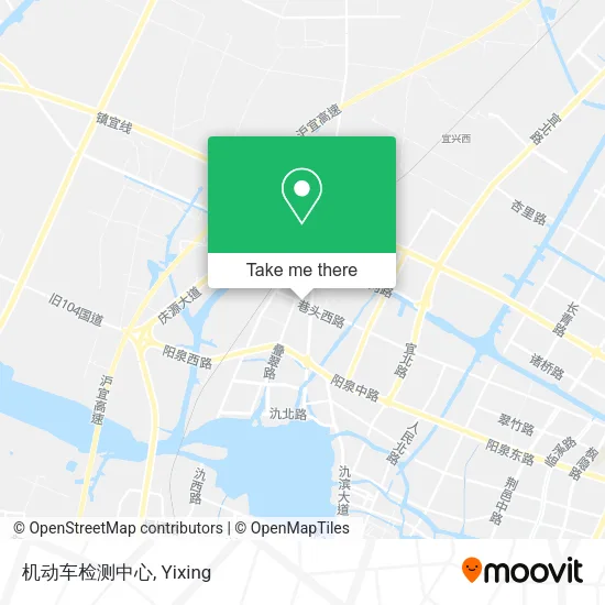 机动车检测中心 map