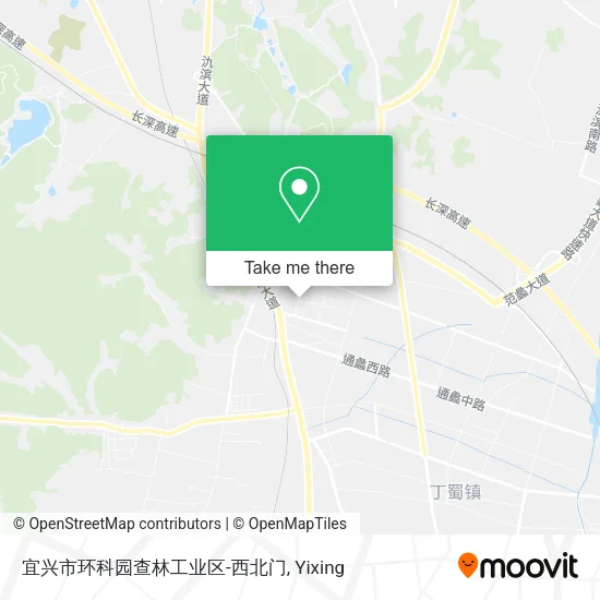 宜兴市环科园查林工业区-西北门 map