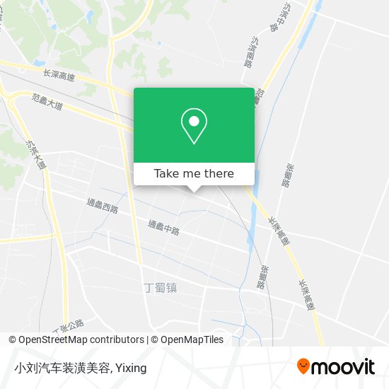 小刘汽车装潢美容 map