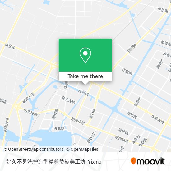 好久不见洗护造型精剪烫染美工坊 map