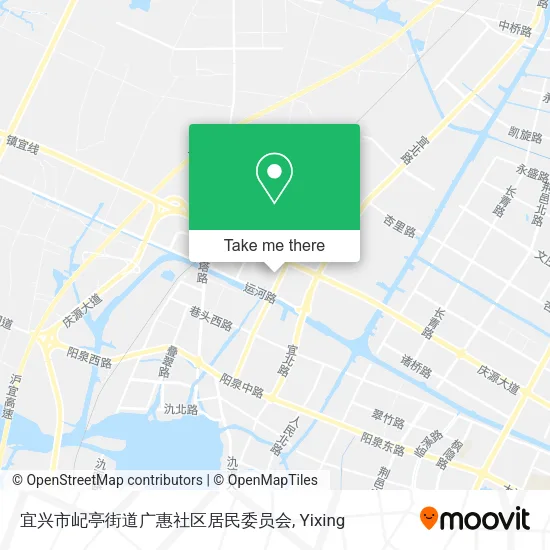 宜兴市屺亭街道广惠社区居民委员会 map