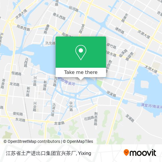 江苏省土产进出口集团宜兴茶厂 map