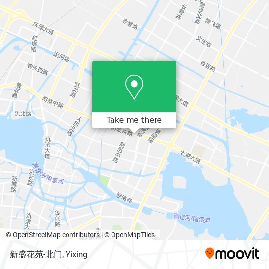 新盛花苑-北门 map
