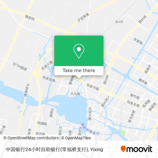 中国银行24小时自助银行(常福桥支行) map