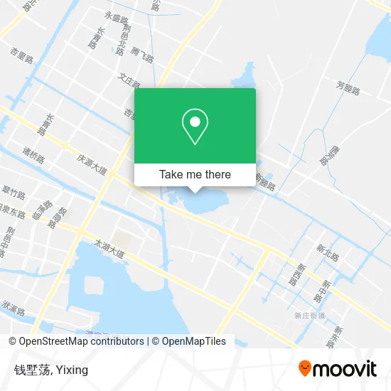 钱墅荡 map