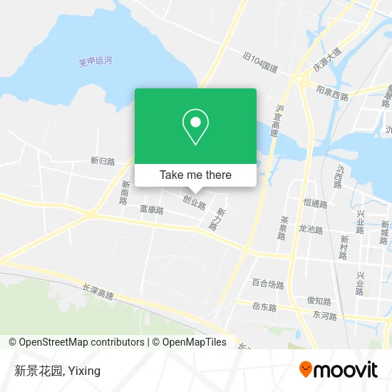 新景花园 map