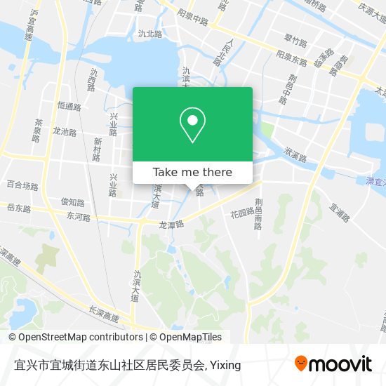 宜兴市宜城街道东山社区居民委员会 map