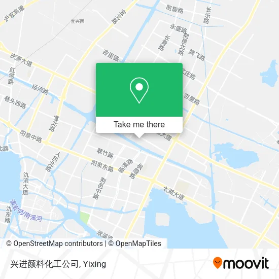 兴进颜料化工公司 map