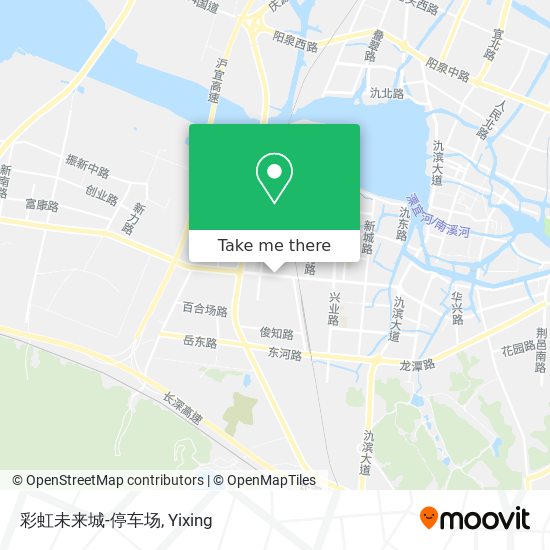 彩虹未来城-停车场 map