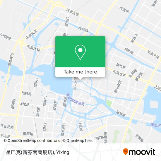 星巴克(新苏南商厦店) map