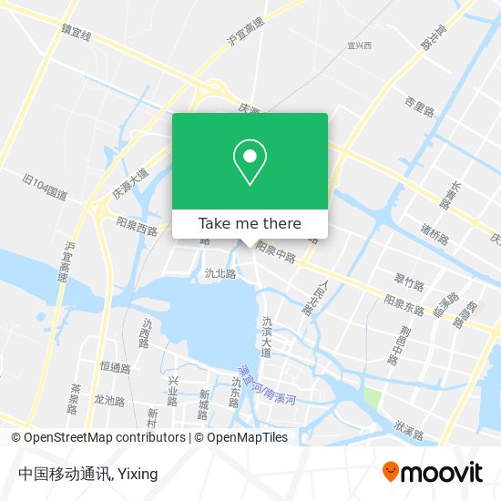 中国移动通讯 map