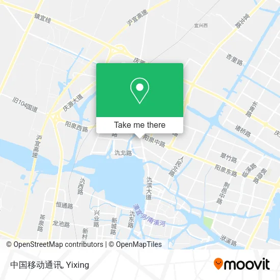 中国移动通讯 map