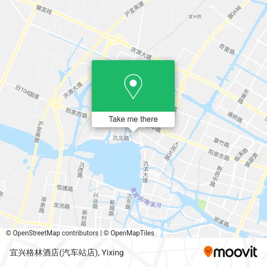 宜兴格林酒店(汽车站店) map