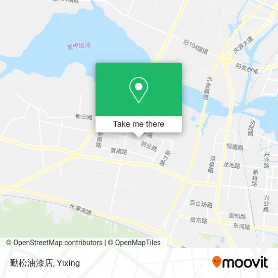 勤松油漆店 map