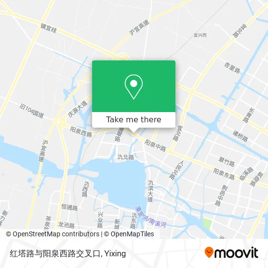 红塔路与阳泉西路交叉口 map