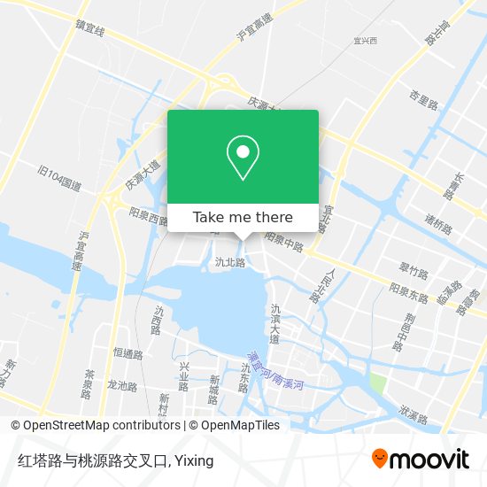 红塔路与桃源路交叉口 map