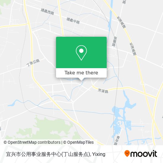宜兴市公用事业服务中心(丁山服务点) map