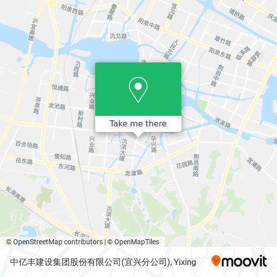 中亿丰建设集团股份有限公司(宜兴分公司) map