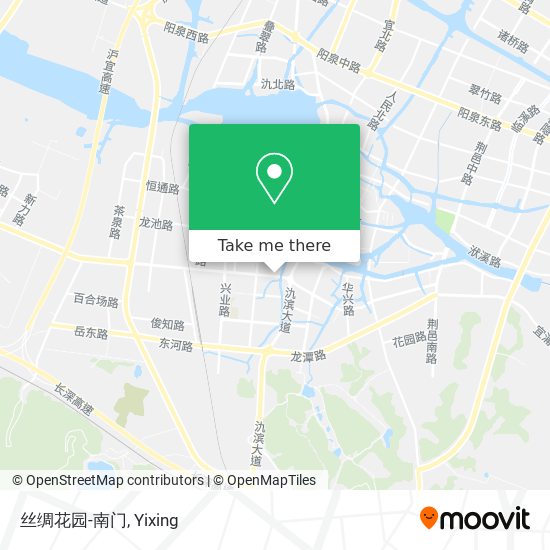 丝绸花园-南门 map