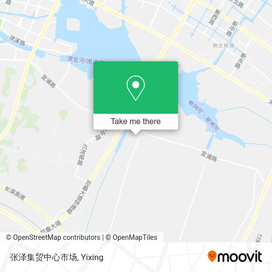 张泽集贸中心市场 map