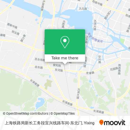 上海铁路局新长工务段宜兴线路车间-东北门 map