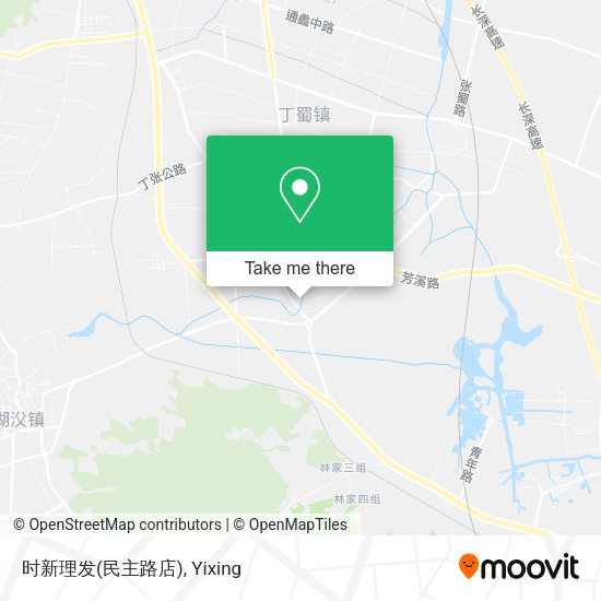 时新理发(民主路店) map