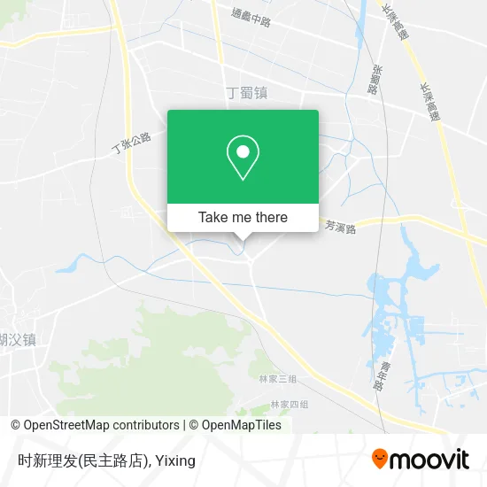 时新理发(民主路店) map
